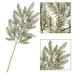 Umelá vetvička smreka 68cm zelená, vianočné dekorácie