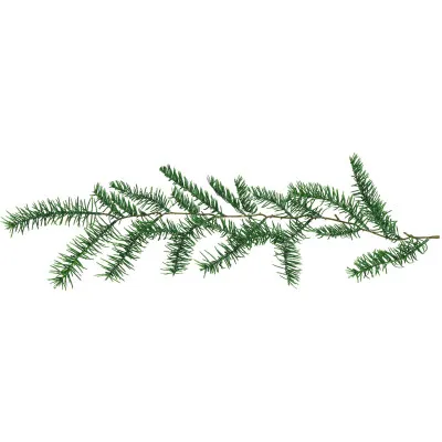 Umelá vetvička smreka 58cm zelená, vianočné dekorácie