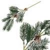 Vetvička jedľa so šiškami 34cm, vianočné dekorácie
