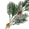 Vetvička jedľa so šiškami 34cm, vianočné dekorácie