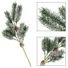 Vetvička jedľa so šiškami 34cm, vianočné dekorácie