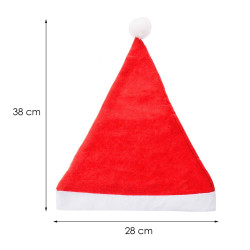 Vianočná čiapka 28x38 cm Santa červená, vianočné dekorácie