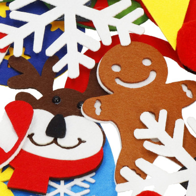 Stromček s ozdobami pre deti 115x80cm, vianočné dekorácie