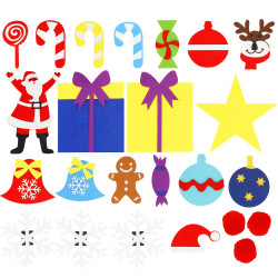 Stromček s ozdobami pre deti 115x80cm, vianočné dekorácie