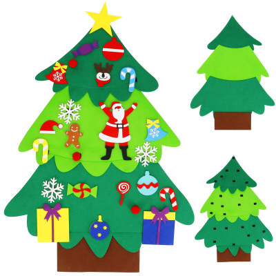 Stromček s ozdobami pre deti 115x80cm, vianočné dekorácie