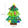 Stromček s ozdobami pre deti 115x80cm, vianočné dekorácie