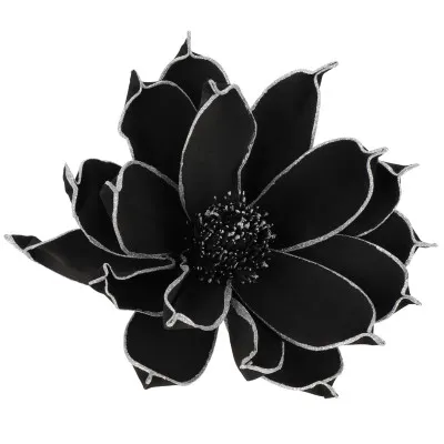 Lotos na stonke 42x74cm čierny, vianočné dekorácie