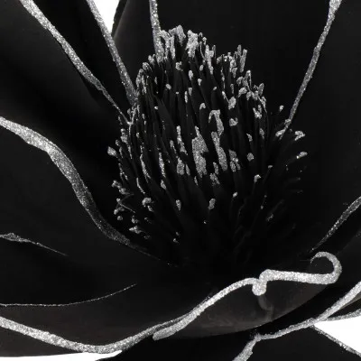 Lotos na stonke 42x74cm čierny, vianočné dekorácie