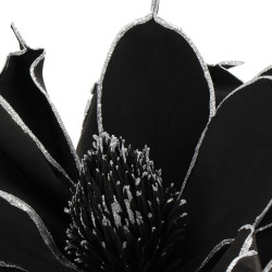 Lotos na stonke 42x74cm čierny, vianočné dekorácie