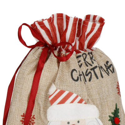 Vianočná taška 27,5x22 cm Santa, vianočné dekorácie