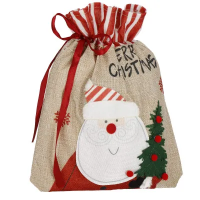 Vianočná taška 27,5x22 cm Santa, vianočné dekorácie