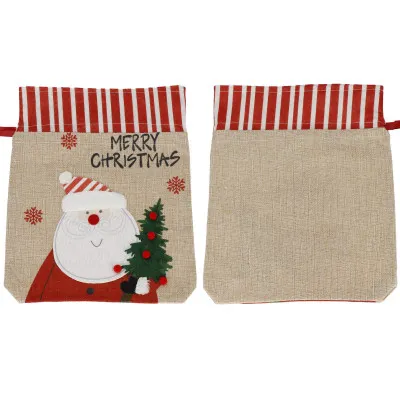 Vianočná taška 27,5x22 cm Santa, vianočné dekorácie