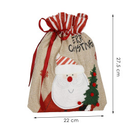 Vianočná taška 27,5x22 cm Santa, vianočné dekorácie