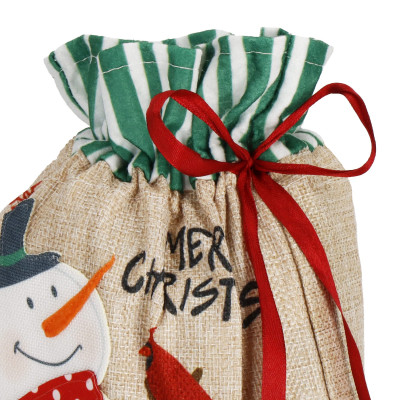 Vianočná taška 28x21,5 cm Snehuliak, vianočné dekorácie