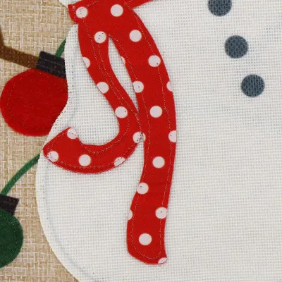 Vianočná taška 28x21,5 cm Snehuliak, vianočné dekorácie