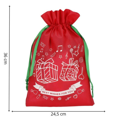 Vianočná taška 36x24, 5 cm Darčeky, vianočné dekorácie