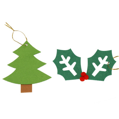 Svietiaci stromček s ozdobami pre deti 75x55cm, vianočné dekorácie