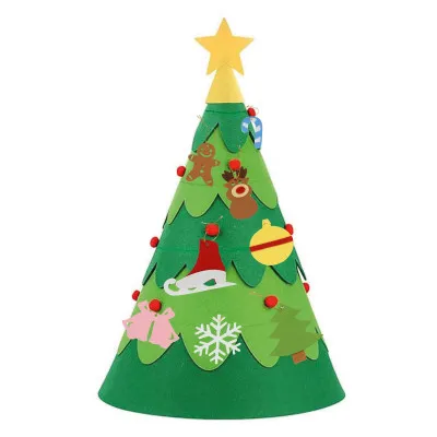 Svietiaci stromček s ozdobami pre deti 75x55cm, vianočné dekorácie