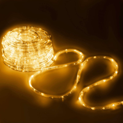 LED svetelná hadica - 10m, 240LED, 8 funkcií, pamäť, IP44, teplá biela