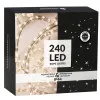 LED svetelná hadica - 10m, 240LED, 8 funkcií, pamäť, IP44, teplá biela