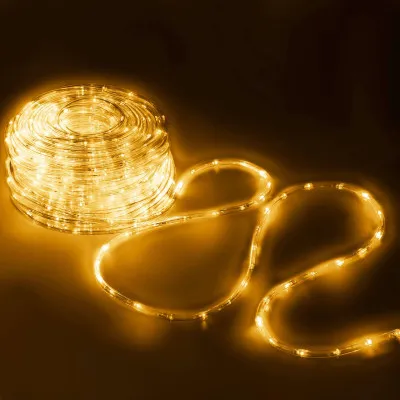 LED svetelná hadica - 20m, 480LED, 8 funkcií, pamäť, IP44, teplá biela
