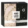 LED svetelná hadica - 20m, 480LED, 8 funkcií, pamäť, IP44, teplá biela