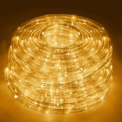 LED svetelná hadica - 20m, 480LED, 8 funkcií, pamäť, IP44, teplá biela