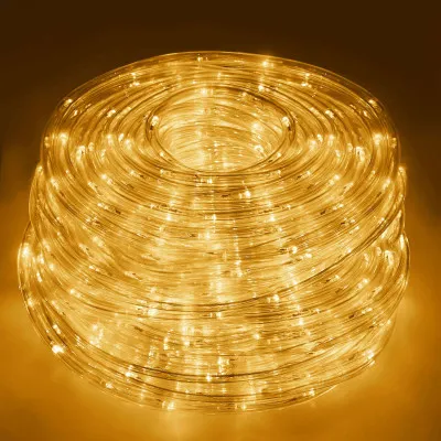 LED svetelná hadica - 20m, 480LED, 8 funkcií, pamäť, IP44, teplá biela