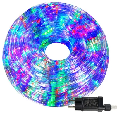 LED svetelná hadica - 20m, 480LED, 8 funkcií, pamäť, IP44, multicolor