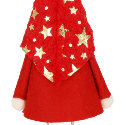 Škriatok GNOM s rolničkami 33cm, vianočná ozdoba