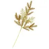 Umelá vetvička smreka 69cm zlatá, vianočné dekorácie