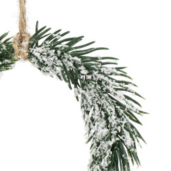 Venček s námrazou 10cm, vianočná ozdoba