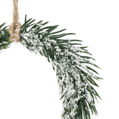 Venček s námrazou 10cm, vianočná ozdoba