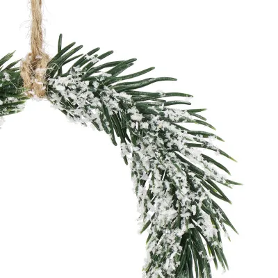 Venček s námrazou 10cm, vianočná ozdoba