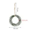 Venček s námrazou 10cm, vianočná ozdoba