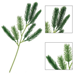 Umelá vetvička jedľa 32cm zelená, vianočné dekorácie