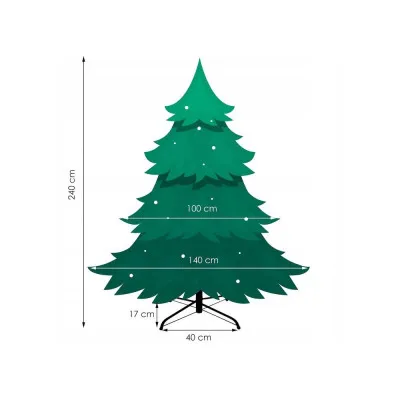 Vianočný stromček Smrek Exclusive alpský 240 cm