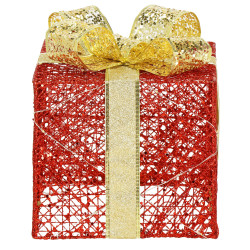 LED svetelná dekorácia Darčeky sada 3ks, vianočné dekorácie