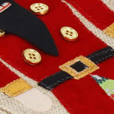 Vianočný obal na fľašu Luskáčik, vianočné dekorácie