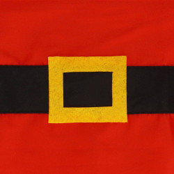 Kuchynská zástera Santa červená, vianočné dekorácie