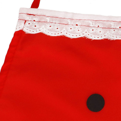 Kuchynská zástera Santa červená, vianočné dekorácie