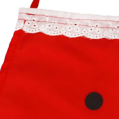 Kuchynská zástera Santa červená, vianočné dekorácie