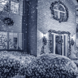 LED svetelná sieť - 2x2m, 144LED, 8 funkcií, pamäť, IP44, studená biela