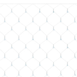 LED svetelná sieť - 2x2m, 144LED, 8 funkcií, pamäť, IP44, studená biela