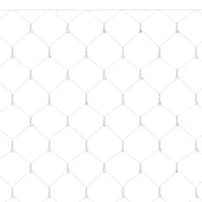 LED svetelná sieť - 2x2m, 144LED, 8 funkcií, pamäť, IP44, studená biela