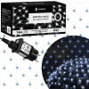 LED svetelná sieť - 2x2m, 144LED, 8 funkcií, pamäť, IP44, studená biela