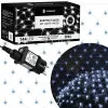 LED svetelná sieť - 2x2m, 144LED, 8 funkcií, pamäť, IP44, studená biela