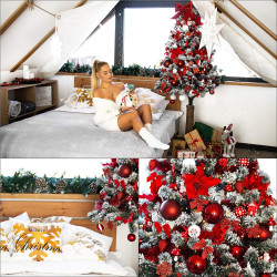 Vianočný stromček Smrek zasnežený na kmienku 160 cm