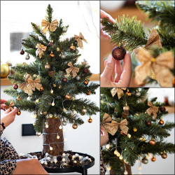 Vianočný stromček Jedľa na kmienku 90 cm