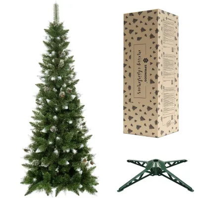 Vianočný stromček Borovica Slim diamantová 250 cm